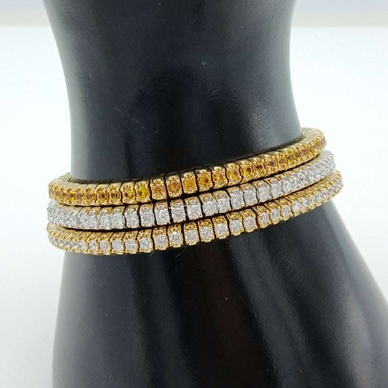 173-334 | 18ky Yellow Sapphire Stretch Bracelet