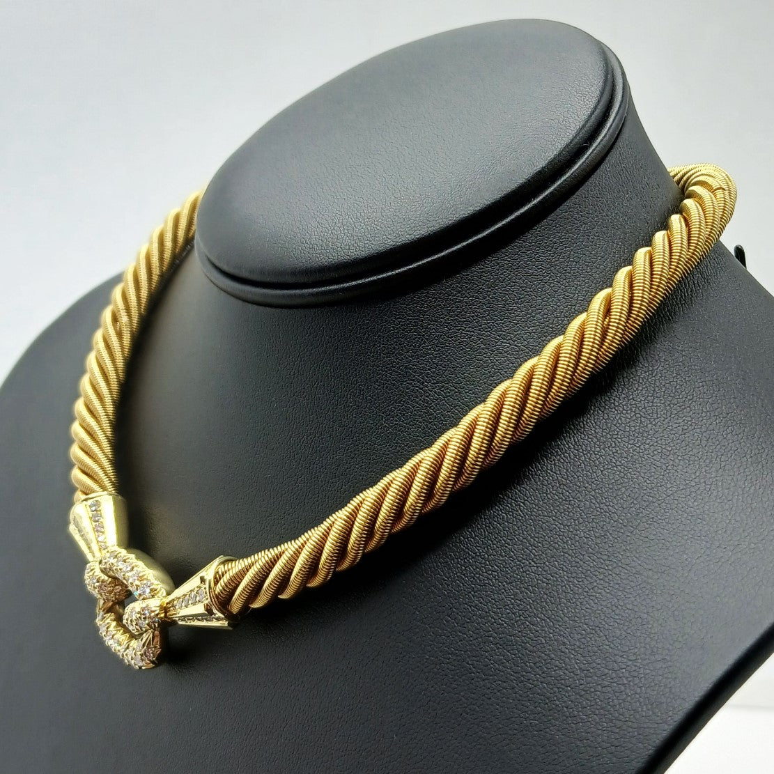 51-43 | 18ky Twisted Rope Diamond at 2.25ct G-H VS Necklace