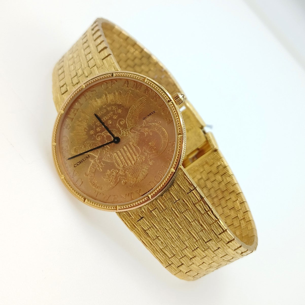 51-42 | 18ky Corum $20 Coin Double Eagle Watch "1889"