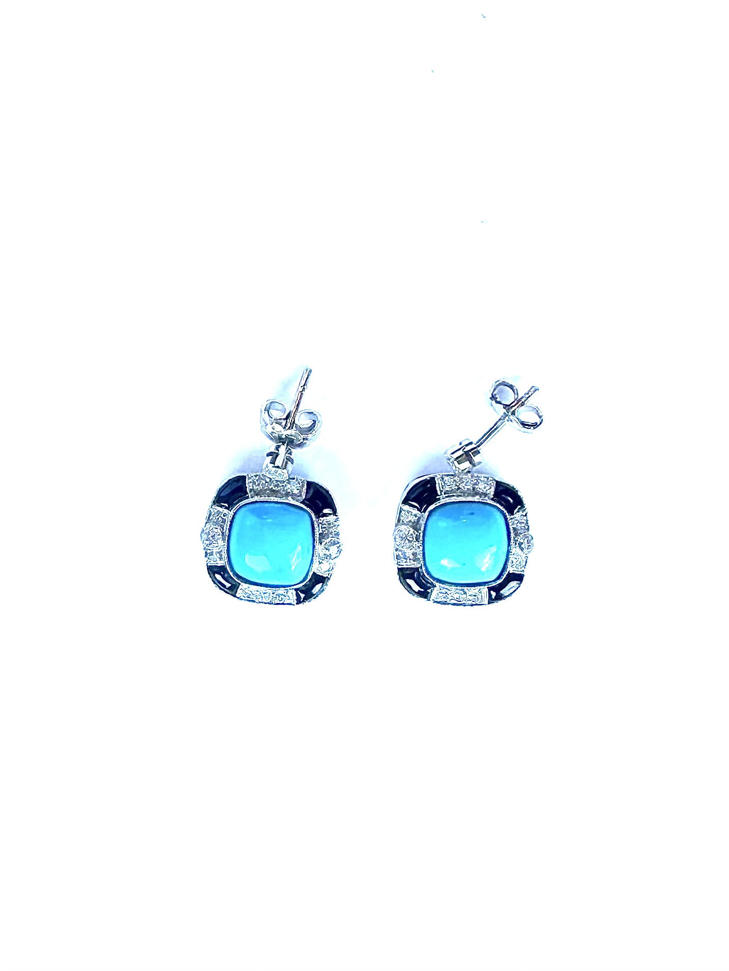 33-2 OBMB | Turq, Onyx, Diamond .35ct