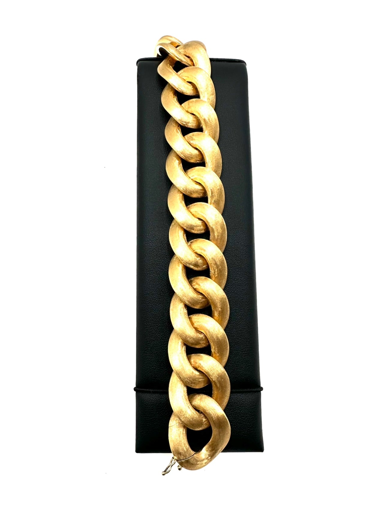205-11 AIEX | 18k PG Wide Link Bracelet