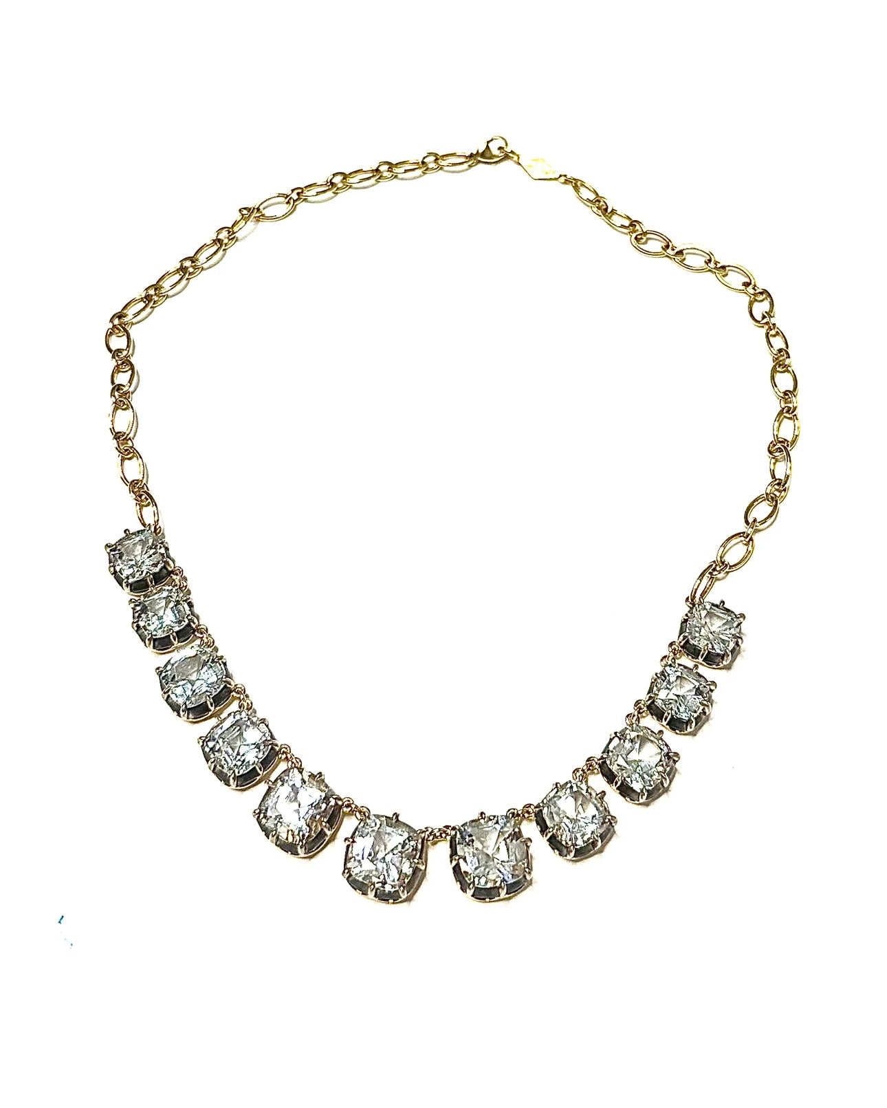 485-6 MIEX | SLV/18KG White Topaz Neck