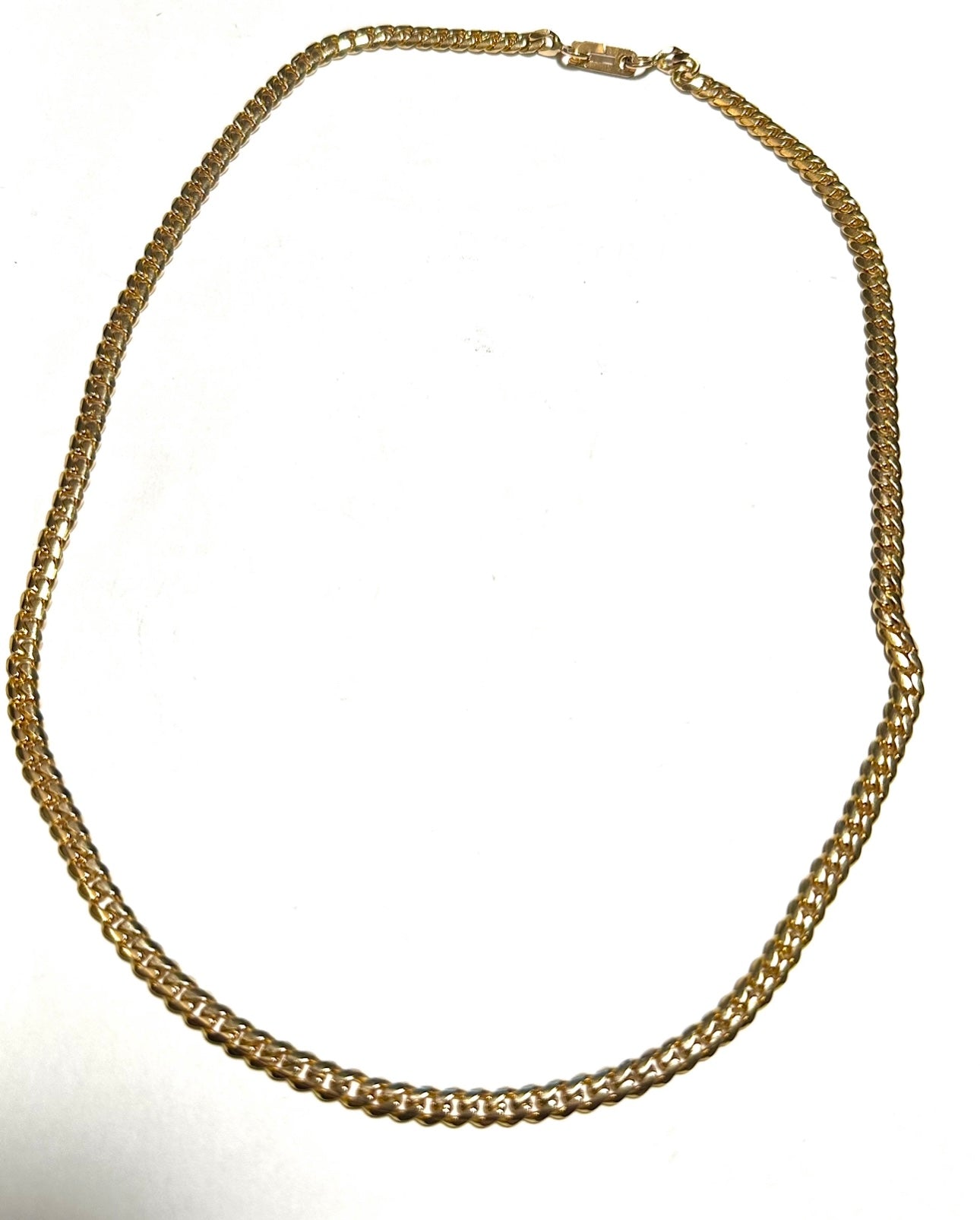 473-5 RBEX | 18KTYG Curb Chain Necklace