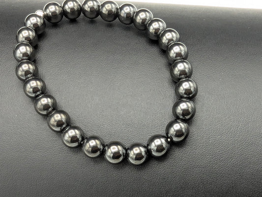 10-511 L | Flexible Hematite Bracelet
