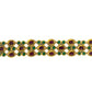 483-40 FXIEXE | 18 K Bulgari, ruby emerald and diamond bracelet