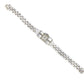 483-43 DEXEX | Harry Winston platinum Diamond cocktail watch with Audemars Piguet movement  84 baguette cut Diamonds 9.43 ct 2 triangular Cat and Diamonds 1.73 ct